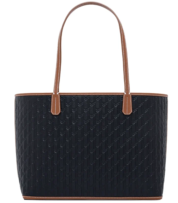 Travel Tote / Black and Tan