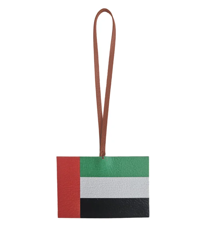 Leather Charm / UAE Flag